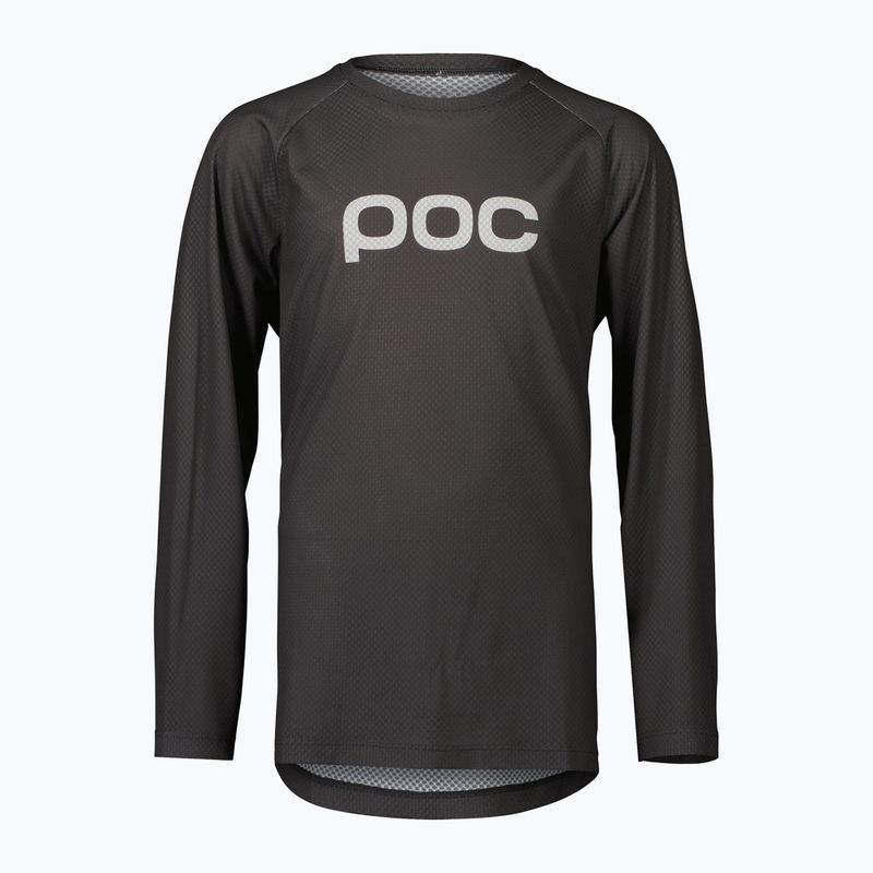 Children's cycling longsleeve POC Essential MTB sylvanite grey