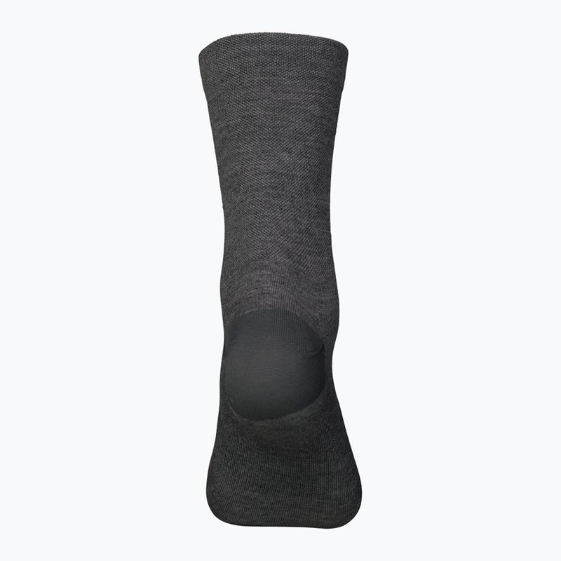 Cycling socks POC Zephyr Merino Mid sylvanite grey melange 2
