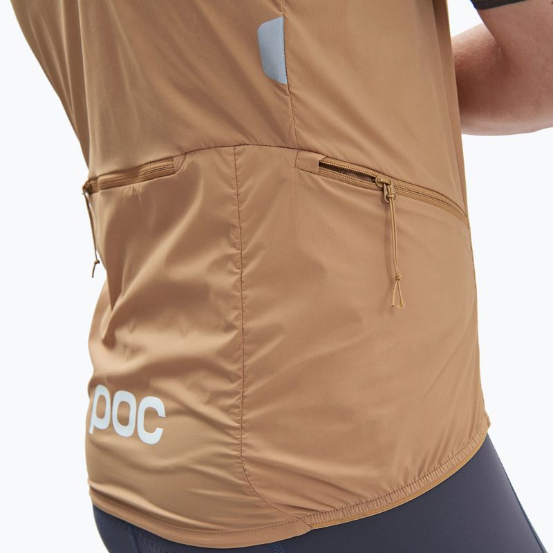 Bicycle waistcoat POC Pro Thermal aragonite brown 5