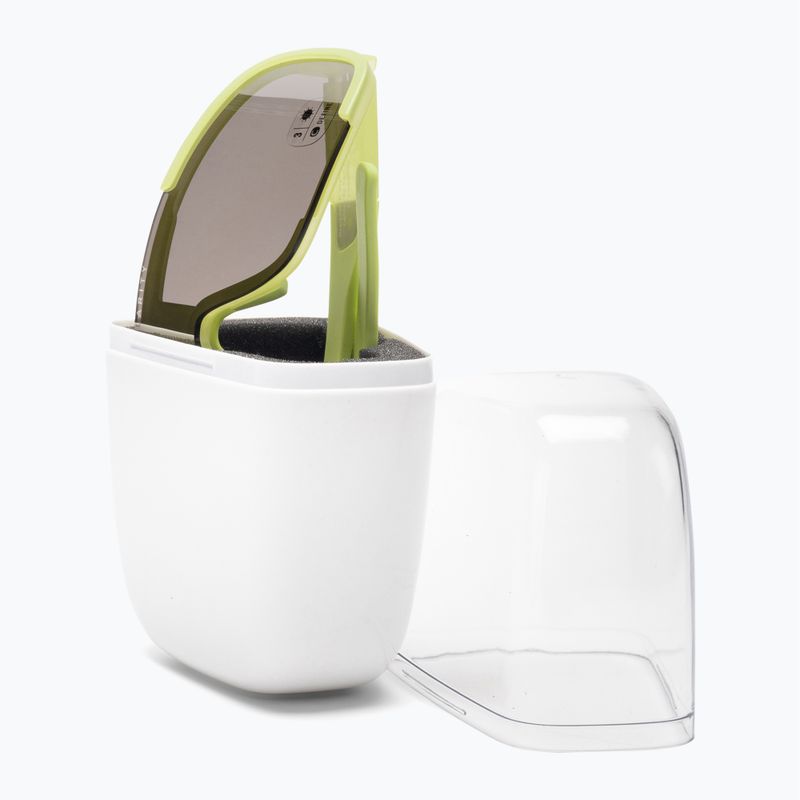 Bicycle goggles POC Aspire lemon calcite translucent/clarity define silver 6