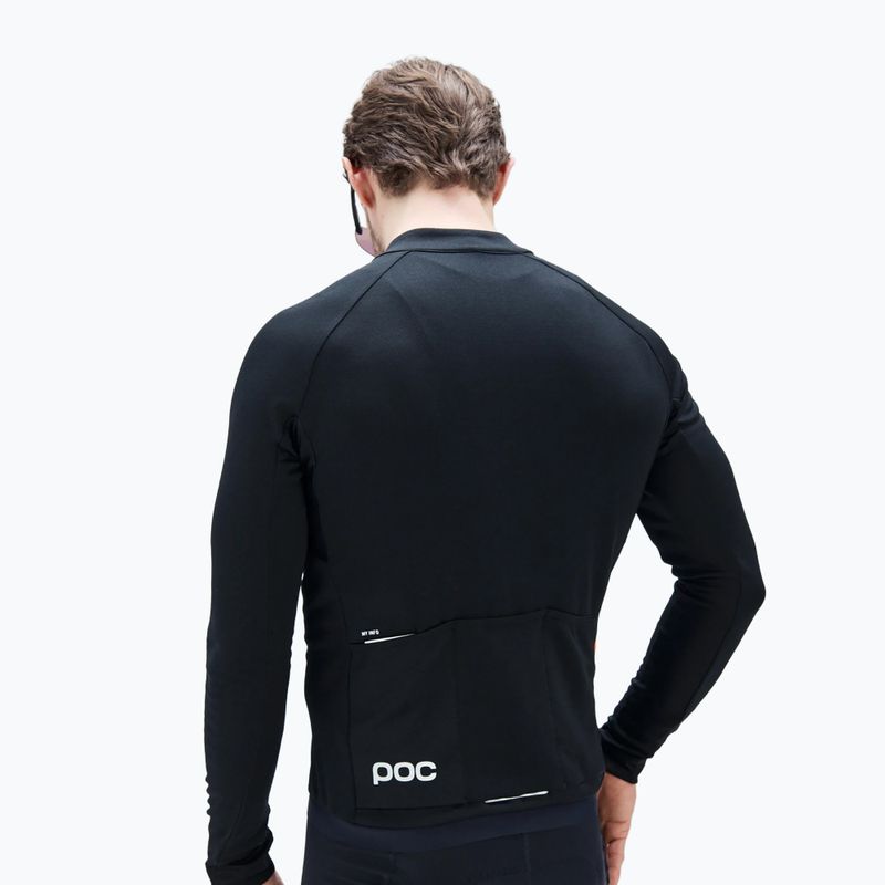 Men's cycling sweatshirt POC Thermal Lite uranium black 2