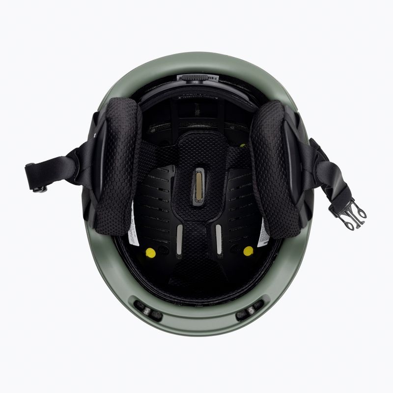 Ski helmet POC Obex MIPS epidote green matt 5