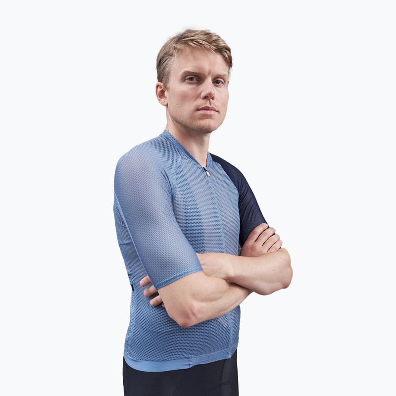 Men's cycling jersey POC Air calcite blue/turmaline navy 3