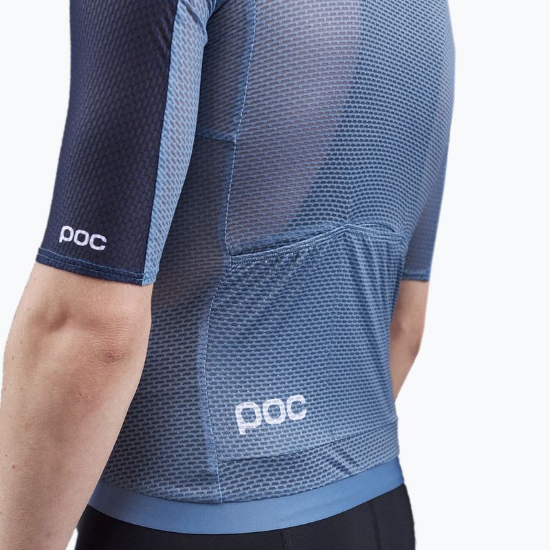 Men's cycling jersey POC Air calcite blue/turmaline navy 5