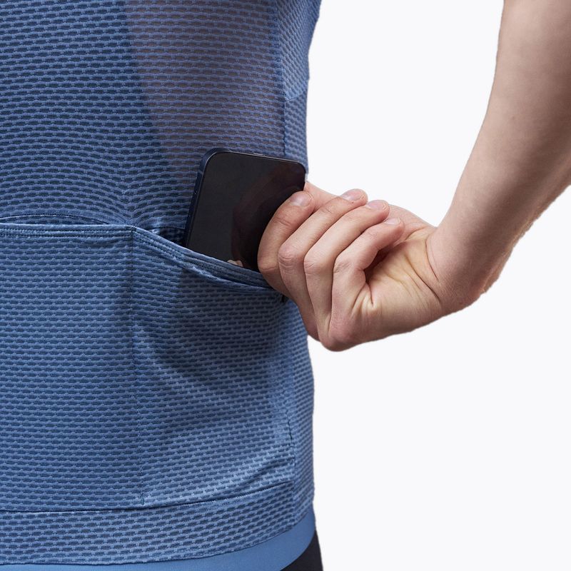 Men's cycling jersey POC Air calcite blue/turmaline navy 6