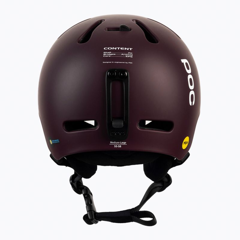 Ski helmet POC Fornix MIPS garnet red matt 3