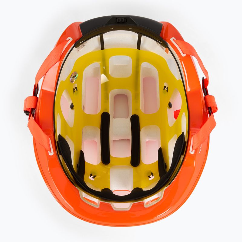 POC Octal MIPS fluorescent orange avip bike helmet 5
