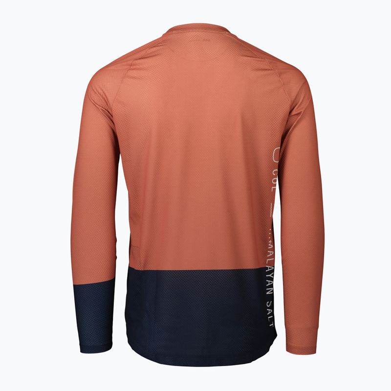 Men's cycling longsleeve POC MTB Pure himalayan salt/turmaline navy 2