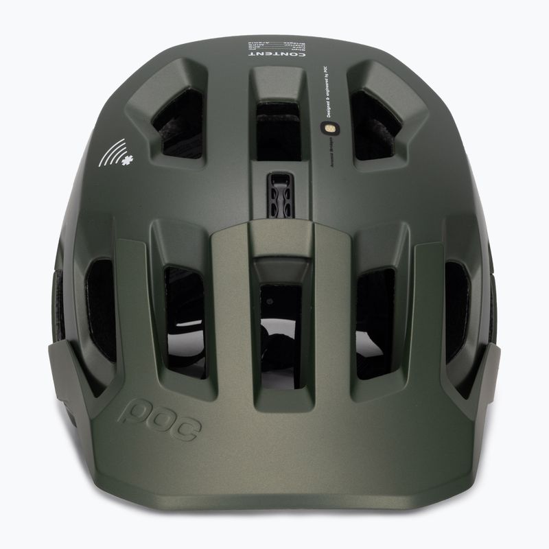 Bicycle helmet POC Kortal Race MIPS epidote green/uranium black metallic/matt 2