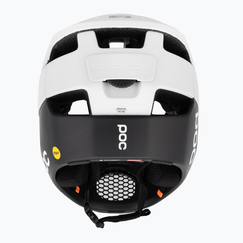 POC Otocon Race MIPS hydrogen white/uranium black matt bicycle helmet 3