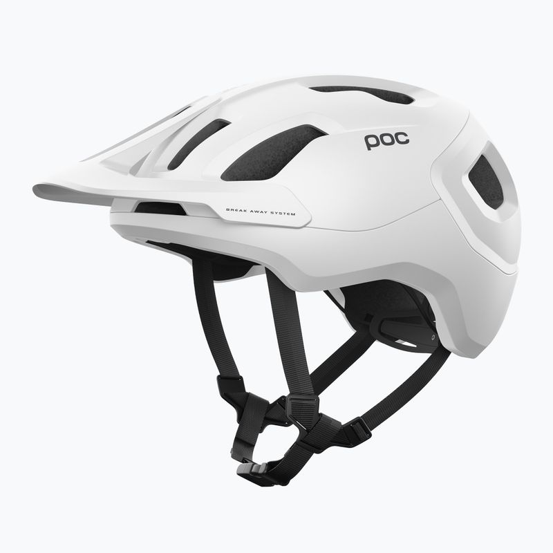 POC Axion hydrogen white matt bike helmet 2