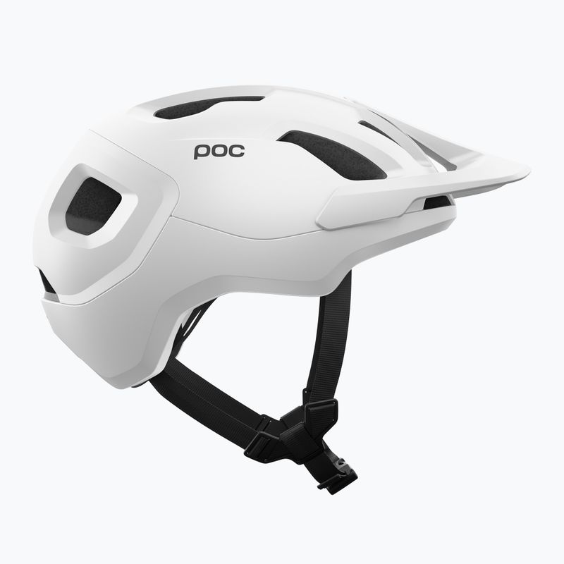 POC Axion hydrogen white matt bike helmet 3