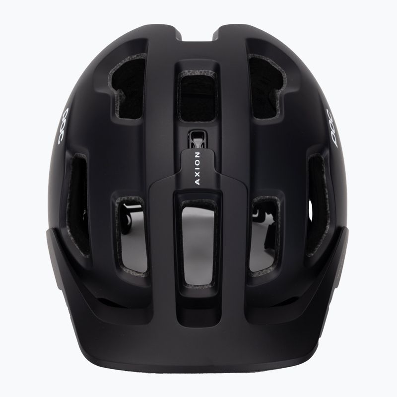 Bicycle helmet POC Axion Race MIPS uranium black matt/hydrogen white 2