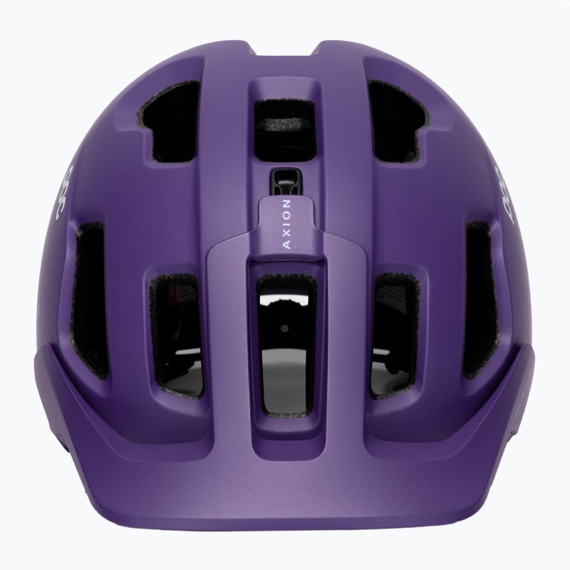 Bicycle helmet POC Axion Race MIPS sapphire purple/uranium black metallic/matt 2