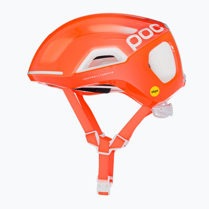 POC Ventral Tempus MIPS fluorescent orange avip bike helmet 5
