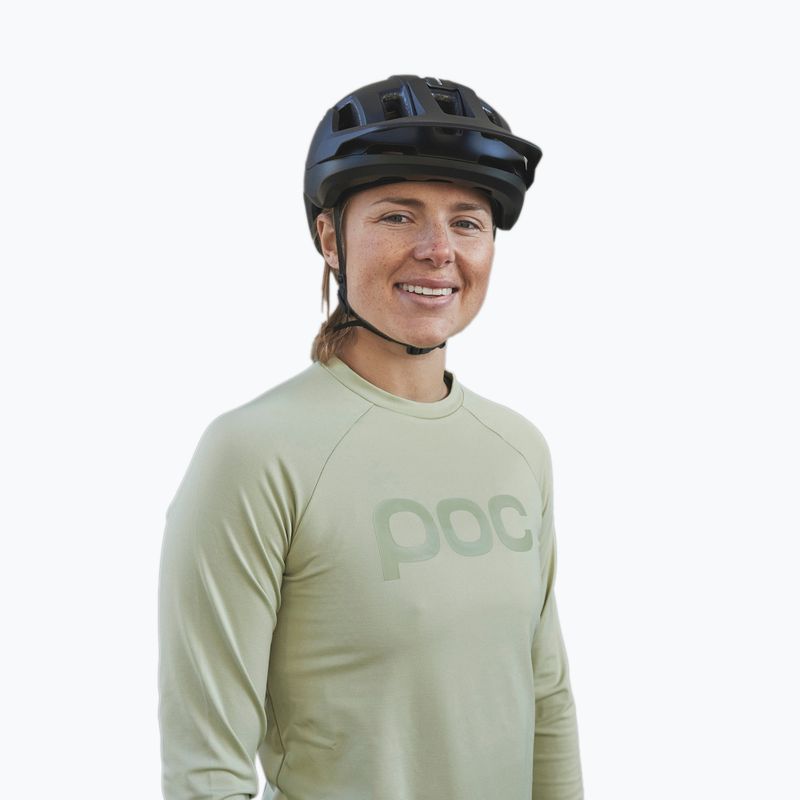 Women's cycling longsleeve POC Reform Enduro Jersey prehnite green 2
