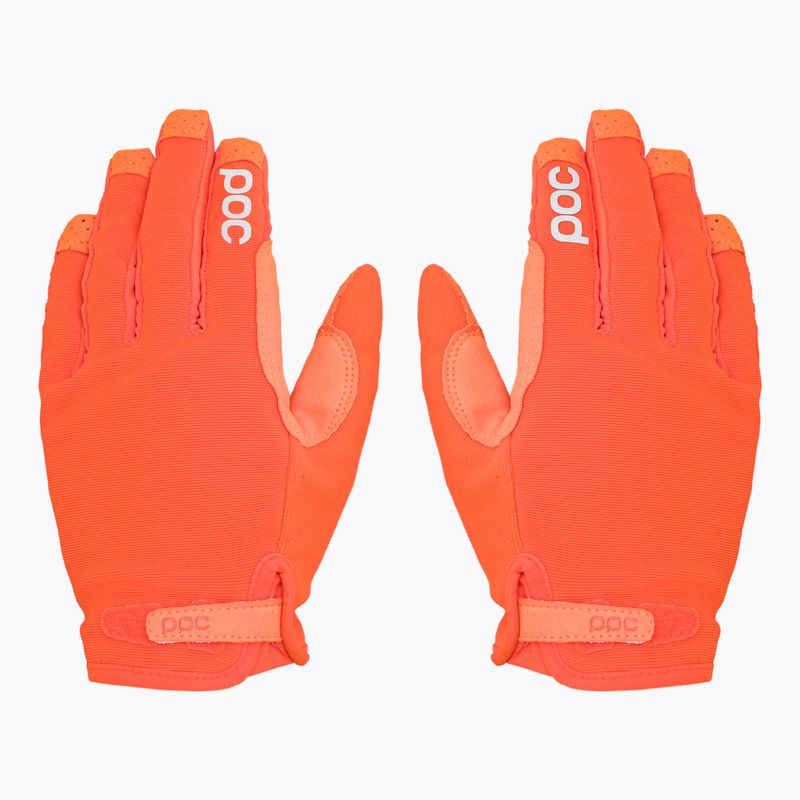 Cycling gloves POC Resistance Enduro Adj zink orange 3