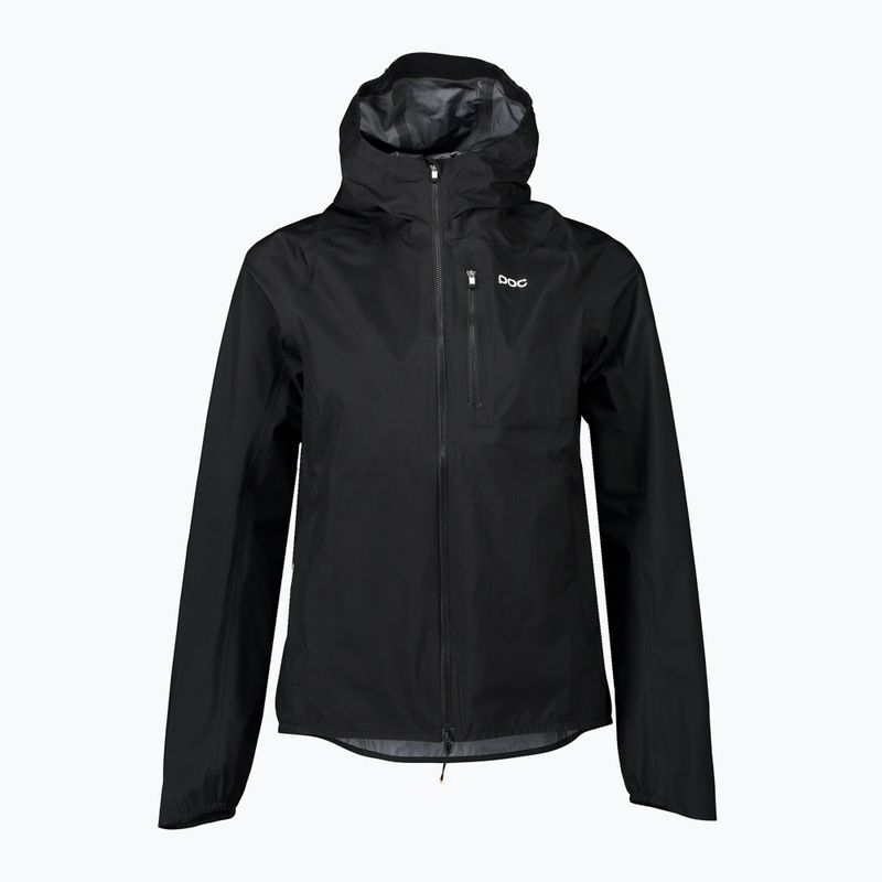 Women's cycling jacket POC Motion Rain uranium black