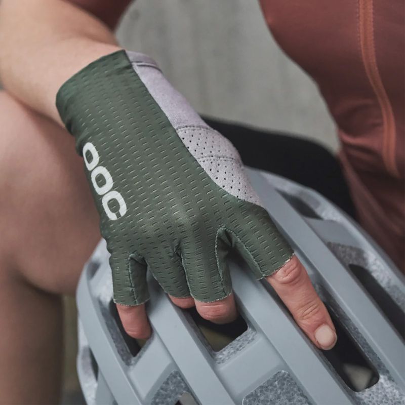 POC Agile Short epidote green cycling gloves 2