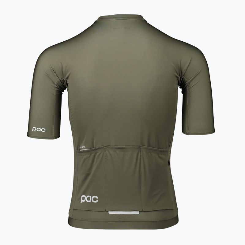 Men's cycling jersey POC Pristine epidote green 2