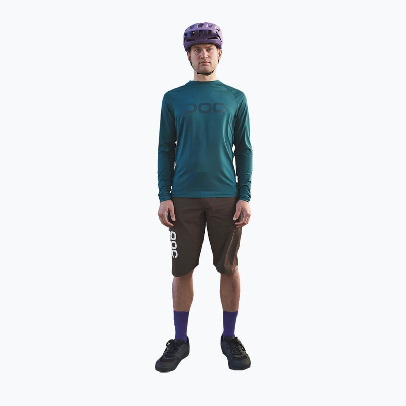 Men's cycling longsleeve POC Reform Enduro Jersey dioptase blue 2