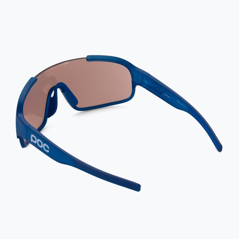 Bicycle goggles POC Crave opal blue translucent/clarity trail silver 2