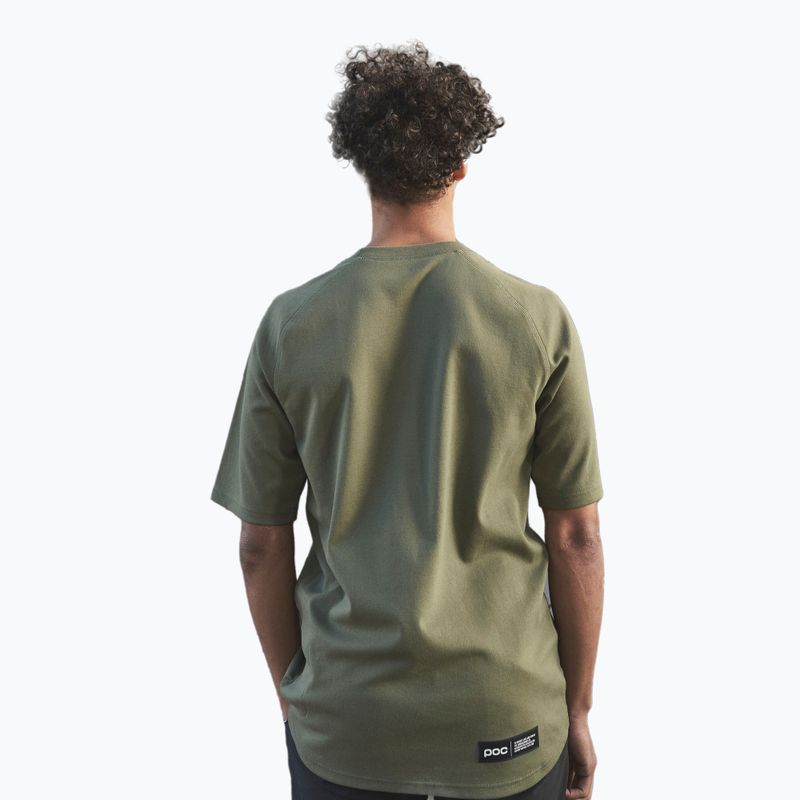 Men's trekking T-shirt POC Poise epidote green 2