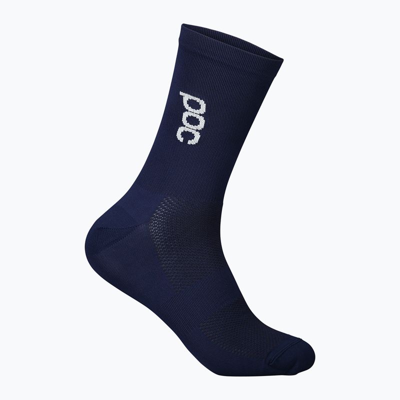 Cycling socks POC Soleus Lite Mid turmaline navy
