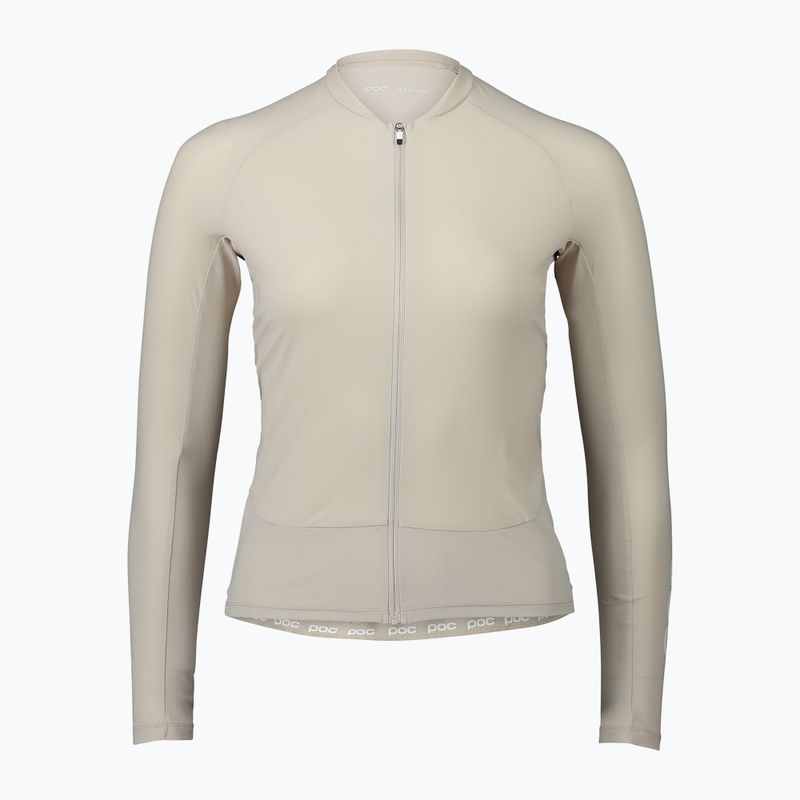 Women's cycling longleeve POC Essential Road light sandstone beige