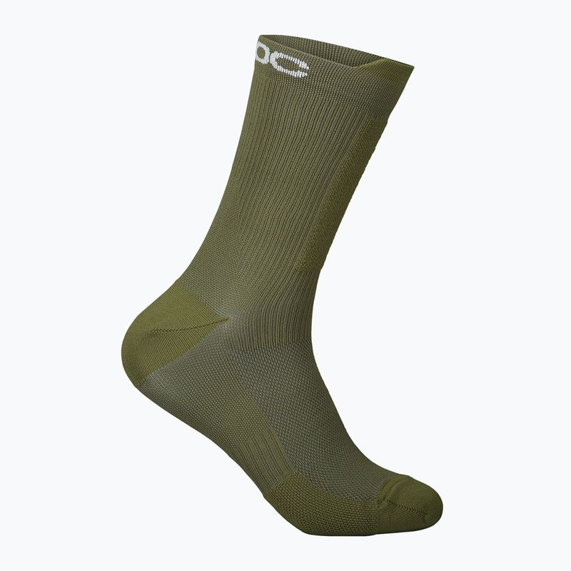 POC Lithe MTB Mid cycling socks epidote green