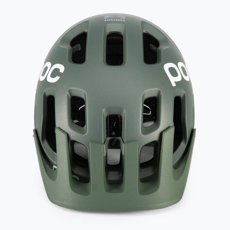 Bicycle helmet POC Tectal epidote green metallic/matt 3