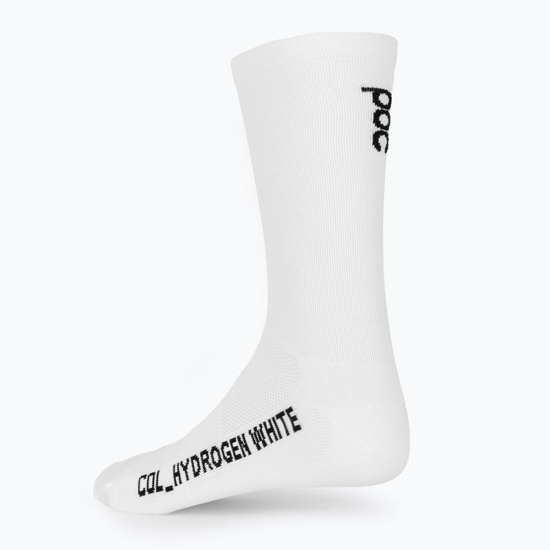 Cycling socks POC Vivify Long hydrogen white 3