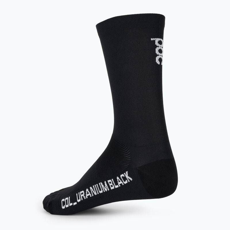 Cycling socks POC Vivify Long uranium black 4