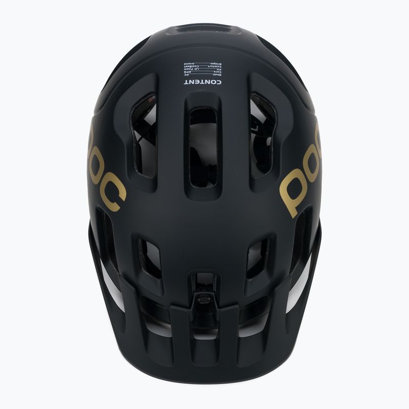 Bicycle helmet POC Tectal Fabio Ed. uranium black matt/gold 5