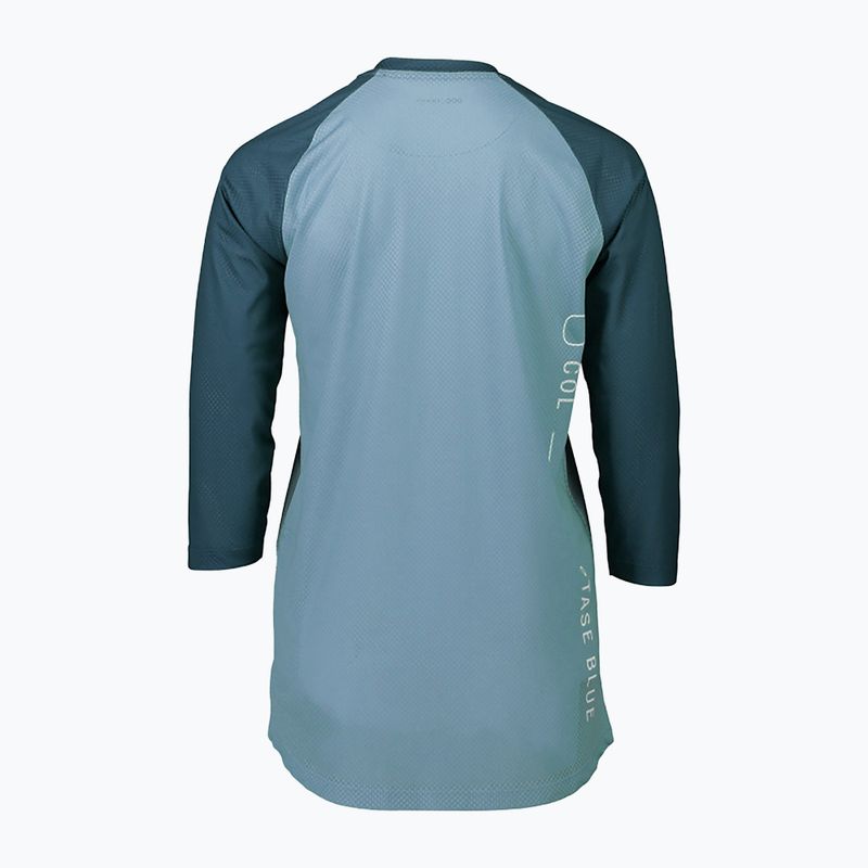 Women's cycling jersey POC MTB Pure 3/4 lt dioptase blue/dioptase blue 6