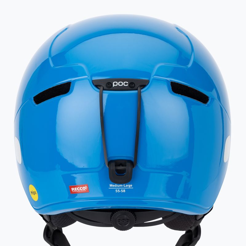 Children's ski helmets POC POCito Obex MIPS fluorescent blue 9