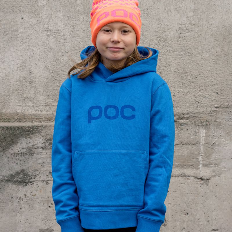 Children's trekking jacket POC 61609 Hood natrium blue 3