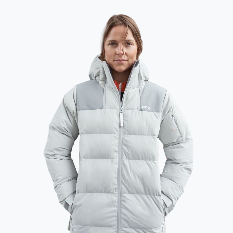 Women's down jacket POC Loft Parka granite grey 4