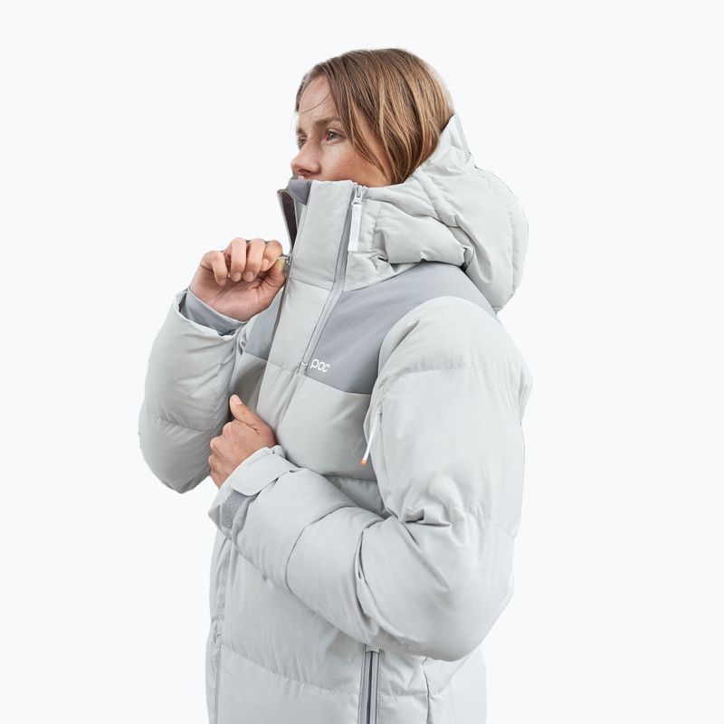 Women's down jacket POC Loft Parka granite grey 5