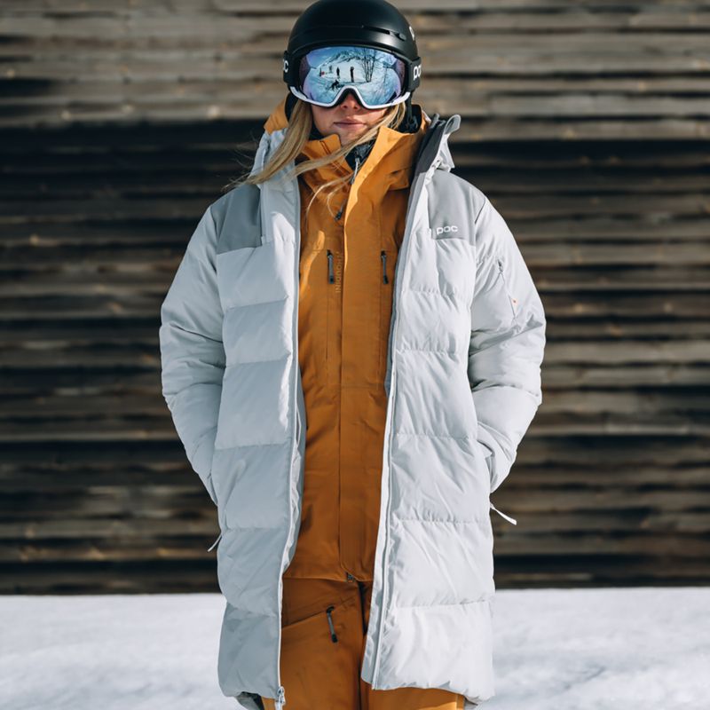 Women's down jacket POC Loft Parka granite grey 13