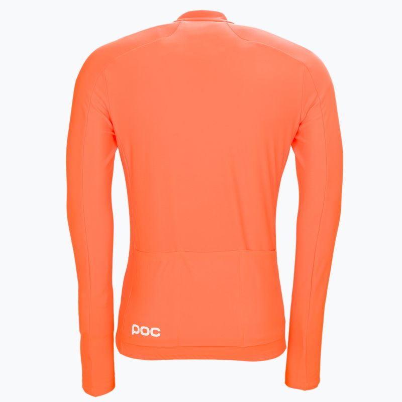 Men's cycling longsleeve POC Radiant Jersey zink orange 7