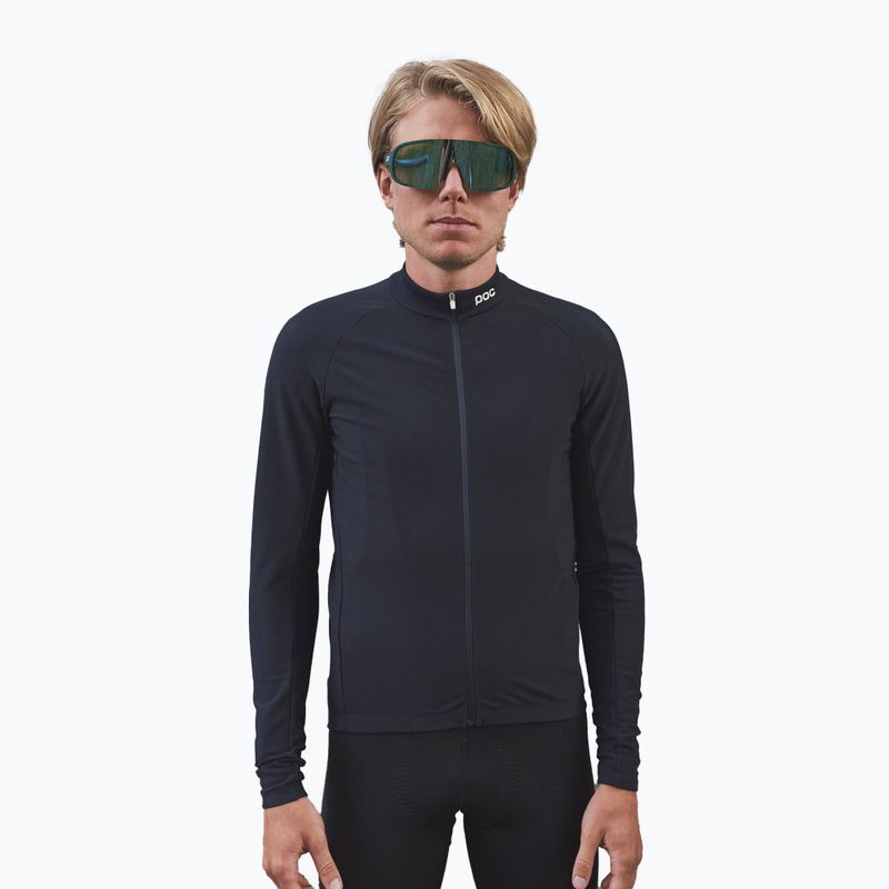 Men's cycling longsleeve POC Radiant Jersey navy black