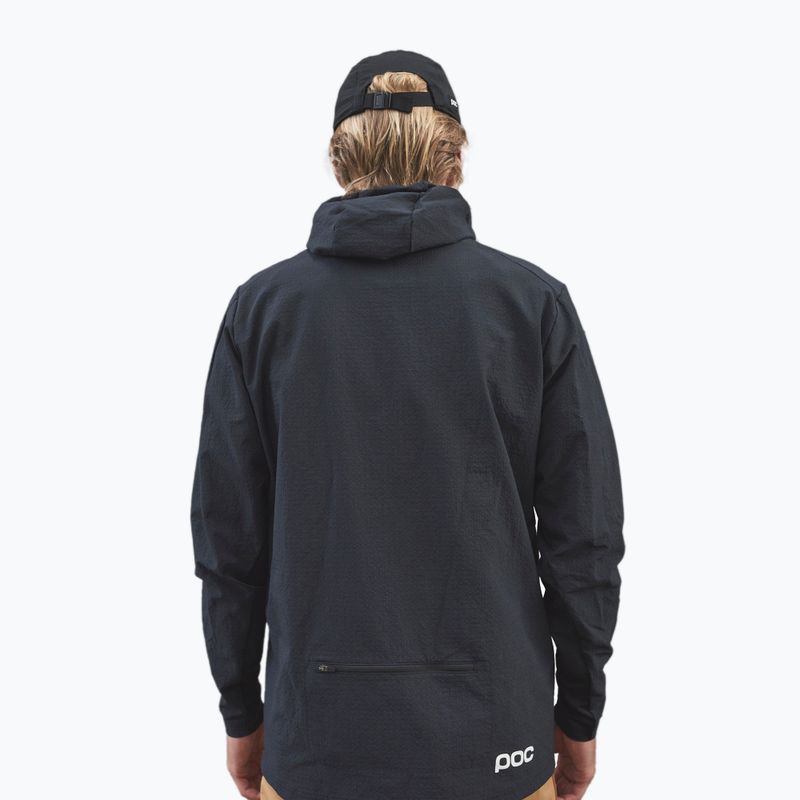 Men's cycling sweatshirt POC Mantle Thermal Hoodie uranium black 2