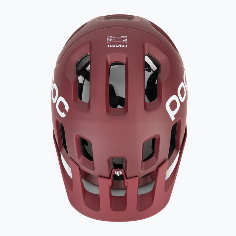 Bike helmet POC Tectal propylene red matt 6