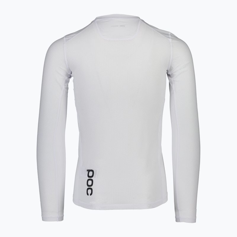 Men's cycling base layer POC Essential Layer LS hydrogen white 2