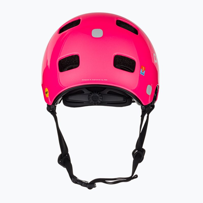 Children's bike helmet POC Pocito Crane MIPS fluorescent pink 3