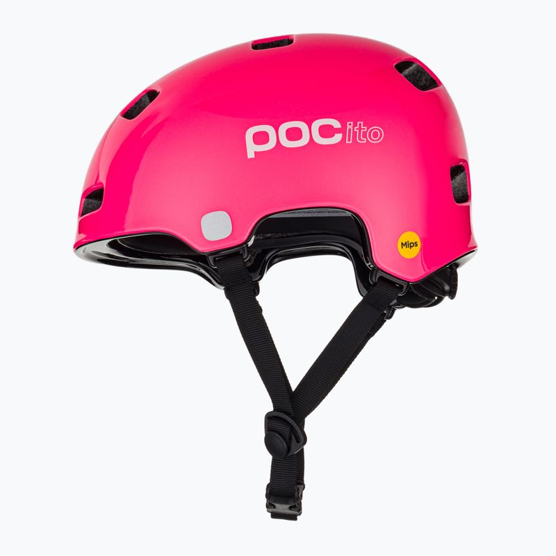 Children's bike helmet POC Pocito Crane MIPS fluorescent pink 5