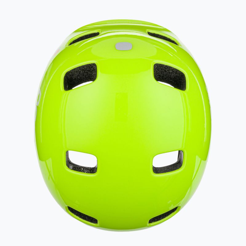 Children's bike helmet POC Pocito Crane MIPS fluorescent yellow/green 6