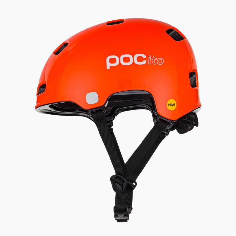 Children's bike helmet POC Pocito Crane MIPS fluorescent orange 5