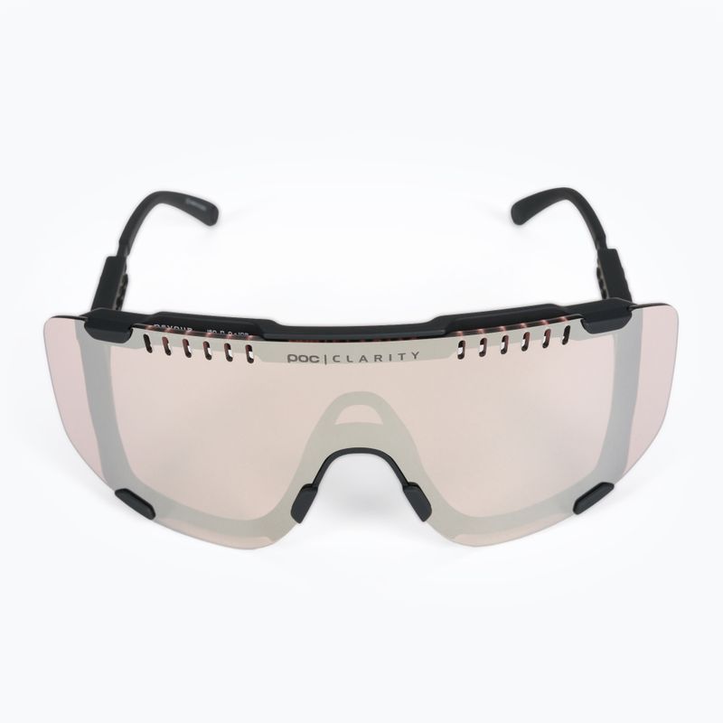 Bicycle goggles POC Devour uranium black/clarity trail silver 3